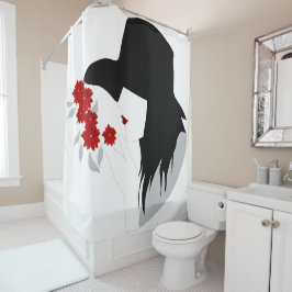 Cortina Para Box flores