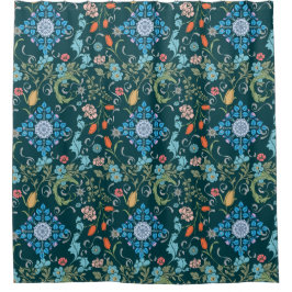 Cortina Para Box Flores,art nouveau,estilo William Morris