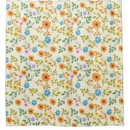 Cortina Para Box Flores bonito, algodão