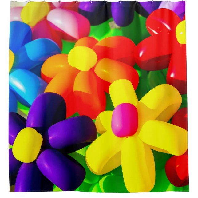 Cortina Para Box Flores de Toy Balloon (Frente)