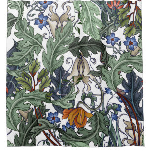 Cortina Para Box Flores, deco de arte, moderno, sem costura.
