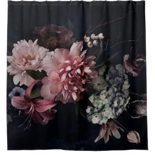 Cortina Para Box Flores venenosas. Peônias, tulipas, lírio, hidrang