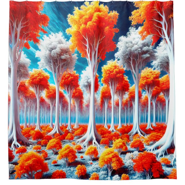 Cortina Para Box Floresta (Frente)