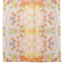 Floresta de mosaicos brancos e laranja pastel