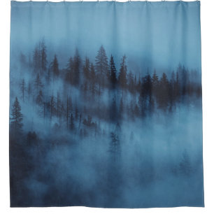 CORTINA PARA BOX FLORESTA DE PINOS MISTY