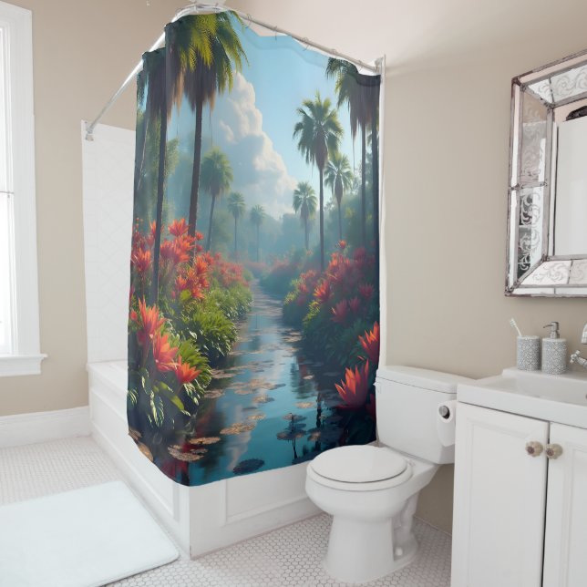 Cortina Para Box Flórida e belas (In Situ)