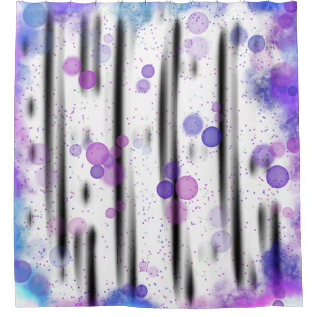 Cortina Para Box Fluxo de Bolhas Cósmicas (Frente)