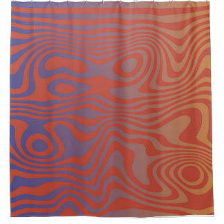 Cortina Para Box Fluxo de Sonho l Padrão Abstrato Trippy - No. 01