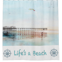 Cortina Para Box Flying High at Low Tide Shower Curtain