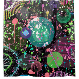 Cortina Para Box Flying Through Space: A Maximalist Abstract 