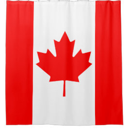 Cortina Para Box Folha de bordo clássica da bandeira de Canadá