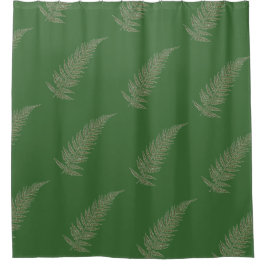 Cortina Para Box Folha de Fern Botânica Pressionada - Misturar e Co
