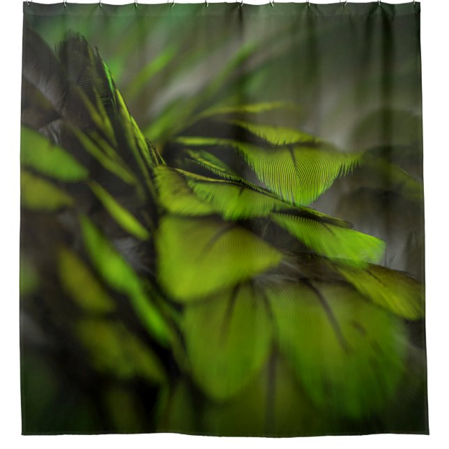 Cortina Para Box Folha verde (Frente)