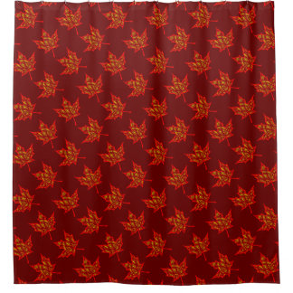 Cortina Para Box Folhas de Fiery