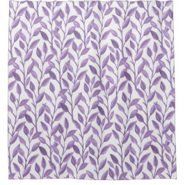 Cortina Para Box Folhas de lavanda