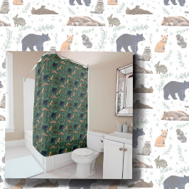 Cortina Para Box Forest Friends Wild Animals