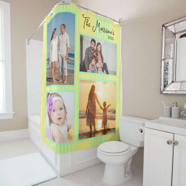 Cortina Para Box Foto: modelo amarelo (In Situ)