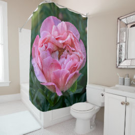 Cortina Para Box Fotografia de Peony Rosa Floral