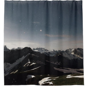 CORTINA PARA BOX FOTOGRAFIA EM PAISAGEM DA MONTANHA BRANCA E NEGRA