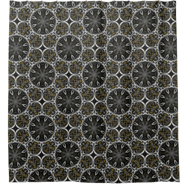 Cortina Para Box Fratural de flor gótica (Frente)
