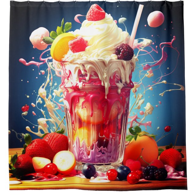 Cortina Para Box Fruta Smoothie (Frente)