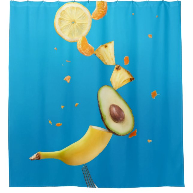 Cortina Para Box Frutas bonito (Frente)