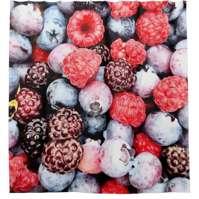 Cortina Para Box Frutas coloridas (Frente)