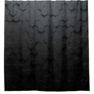 Cortina Para Box Fundo abstrato triangular preto, surfa de Grunge