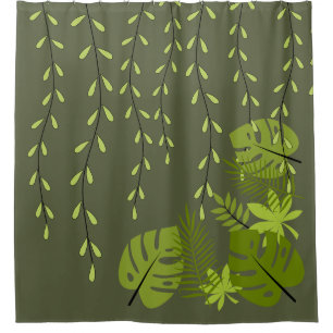 Cortina Para Box Fundo de Folhas da Selva Case-Mate Capinha para iP