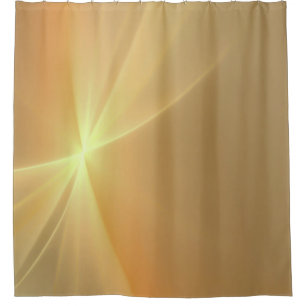 Cortina Para Box Fundo de ouro laranja fractal