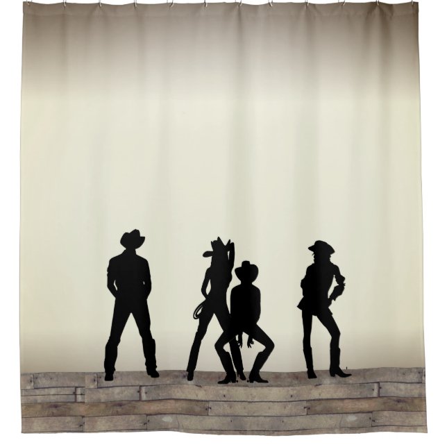 Cortina Para Box Fundo do País Ocidental (Frente)