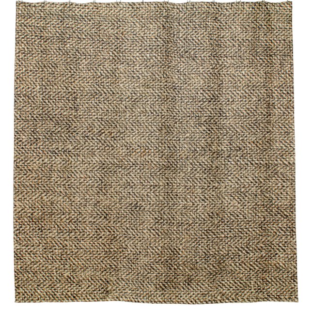 Cortina Para Box Fundo natural de linho, ensacamento, bege (Frente)