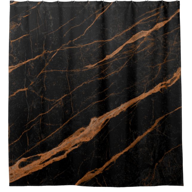 Cortina Para Box fundo natural negro de marble emperador  (Frente)