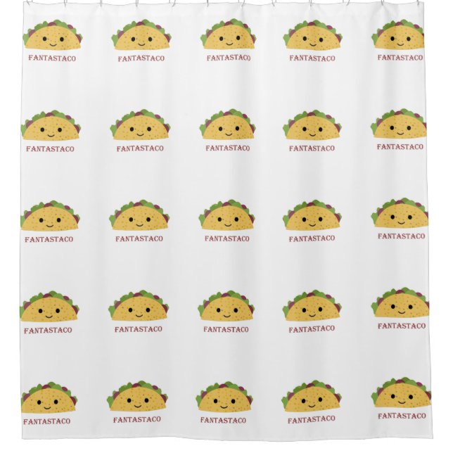 Cortina Para Box Funny Fantastaco Taco Pun Cute Kawaii Taco (Frente)