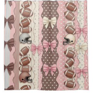 Cortina Para Box Fútbol Coquette Arco Iris Estampado de Leopardo (9