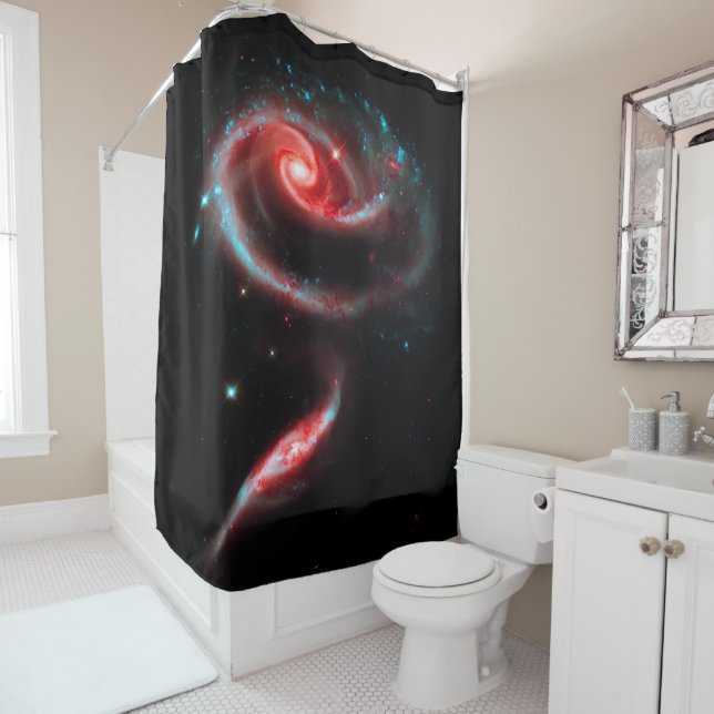 Cortina Para Box Galaxy Rosa Red (In Situ)