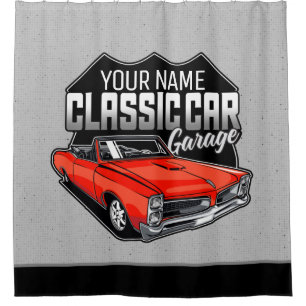 Cortina Para Box Garagem Clássica Convertível 1966 Personalizada
