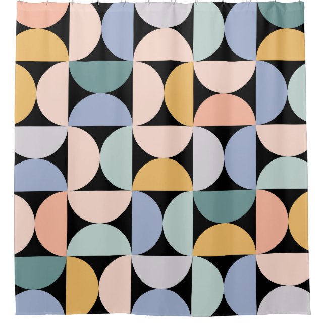 Cortina Para Box Geometria mínima: Poster Trabalho de arte escandin (Frente)