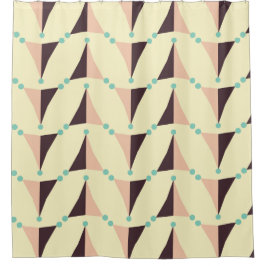 Cortina Para Box Geometric pattern in retro vibe