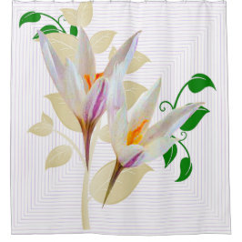 Cortina Para Box Geométrico Floral