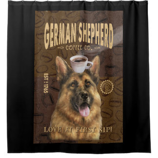 Cortina Para Box German Shepherd Coffee Company Canvas