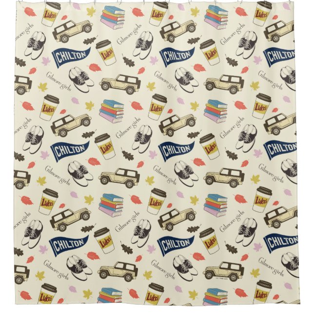 Cortina Para Box Gilmore Girls Chilton Fall Pattern (Frente)