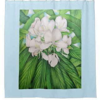 Cortina Para Box Ginger Branco Havaiano