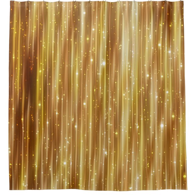 Cortina Para Box Glitter do ouro: Fundo do Abstrato brilhante. (Frente)