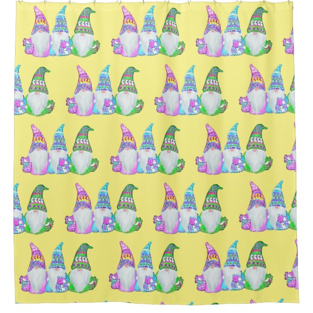 CORTINA PARA BOX GNOMOS DA PÁSCOA (Frente)