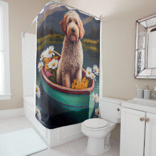Cortina Para Box Goldendoodle em uma Pagaia: Uma Aventura Cênica