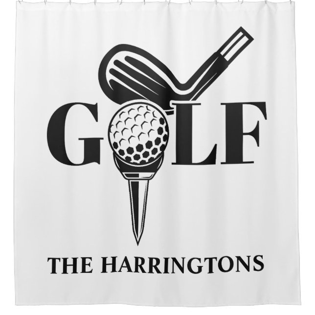 Cortina Para Box Golf de Nome Personalizado (Frente)