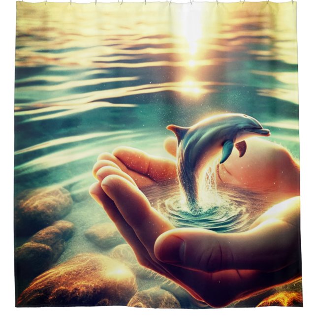 Cortina Para Box Golfinho (Frente)