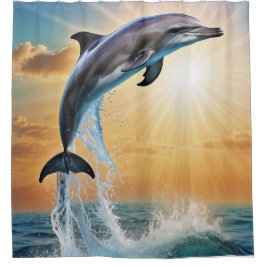 Cortina Para Box Golfinho bonito