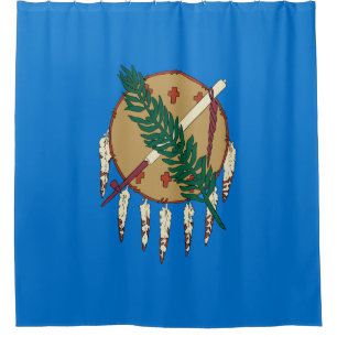Cortina Para Box Gráfico dinâmico da bandeira do estado de Oklaho